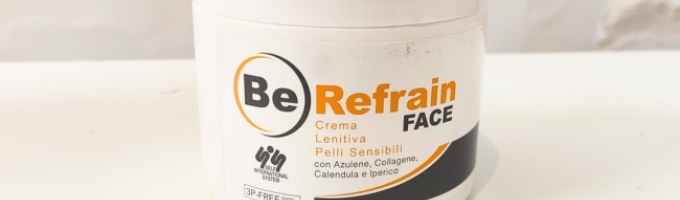 Be Refrain Face | Crema Lenitiva Pelli Sensibili da 500ml
